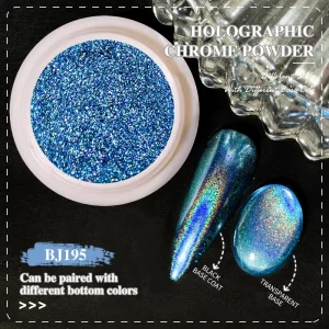 10 Colors Holographic Mirror Chrome Powder for Beauty Supply