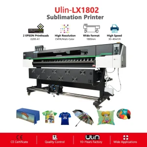 100% Polyester Fabric Printer for Sharpest, Most Vibrant, and Longest-lasting Printing Results.