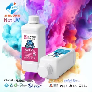 1000ML 1.2kg Premium DTF Ink for Inkjet Printer Water Based Pigment Ink for CMYK & White DTF Printing