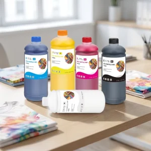 1000Ml Premium Textile Pigment DTG Printer Ink for Epson F2000 F2100 F2130 F2150 F2180 T725 DTG Ink