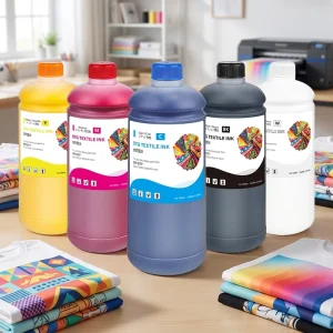 1000Ml Textile Pigment Direct to Garment Ink T725 DTG Ink for Epson F2000 F2100 F2130 F2150 F2180