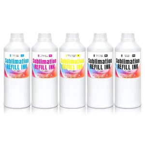 1000mL High Density Dye Sublimation Ink For Textile Printing For Epson DX5 DX6 DX7 5113 I3200 XP600 TX800 V540 Printhead