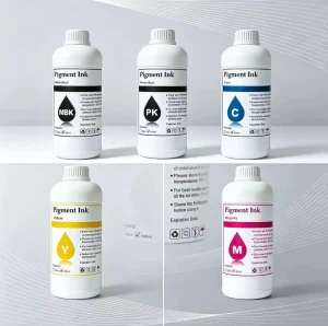 1000ml Pigment for for TM350 TM320 TM300 Printers Cyan Yellow Magenta Black Magenta Light White Colors 1 1 Replacement