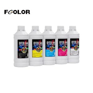 1000ml Textile White Pigment DTG Ink for Direct-to-Garment T-Shirt Printing