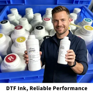 1000ml White Pigment Water Based for Printer for for Transfer Printing Vivid Color & Environment Friendly