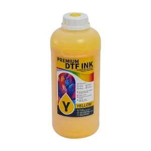 1000ml White Water-Based DTF Pigment Ink with High Adhesion for Cotton Polyester Fabric Printing