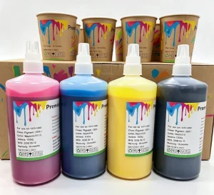 1000ml ultra Dye Ink Use for HP 452 477 Single Pass Printer with Fi 1000 Printer Head Printing Ink for Paper Cup