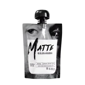 100ml/300ml Matte Gouache Paint White Pigment Refill for Students and Beginners
