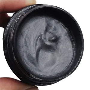 100ml Sapphire Blue Shimmer Metallic Water-Based Acrylic Paint for Glass, Canvas, and Paper