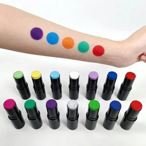 10g Sunscreen Waterproof Face Paint Stick Washable Body Paint Crayon Safe Temporary for Festival Beach Makeup Face Paint Stick