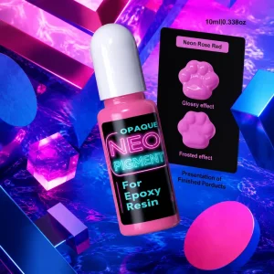 10ml Industrial-Grade Neon Liquid Resin Pigment, Fluorescent, 12 Colors, Non-Toxic, for Crafts and DIY Art