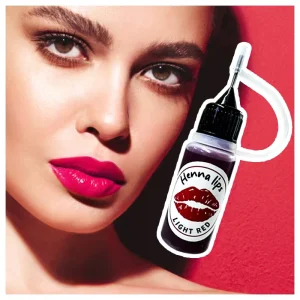 10ml Red Orange Pink Plant-Based Semi-Permanent Matte Liquid Henna Lip Stain Tint