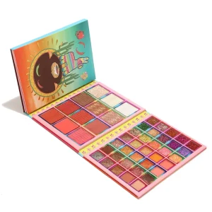 117-Color Eyeshadow Contour Blush Palette with Glitter Eyeshadow