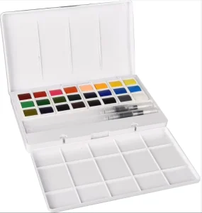 12 16 18 24 36 Colors Plastic Box Solid Water Color Paint Set for School Children