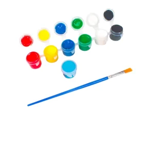 12-Color 3 ml Gouache Pigment Set with Bag for Paper and Canvas Painting