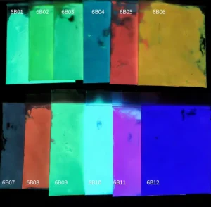 12 Color Fluorescent Pigments for Epoxy Resin Color Glow in the Dark Pigment Powder
