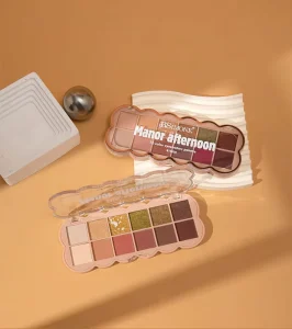 12-Color Matte Eyeshadow Palette for Contouring and Highlighting