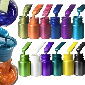 12 Color Metallic Epoxy Tinting Paste Pack 25g per Bottle for Art and Painting Projects