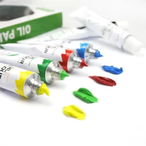 12 Color Non-Toxic Oil Paint Pigments for Students Portrait Canvas Painting Artist Acrylic Paint