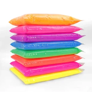 12-Color Solvent-Based and Water-Based Neon Fluorescent Pigment Powder for Paint, Resin, Slime, Toys, and Plastic