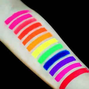 12 Colors Fluorescent Neon Pigment Powders for Cosmetic Nail