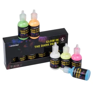 12 Colors Glow in the Dark Photoluminescent Pigment Acrylic Resin Inorganic Powder