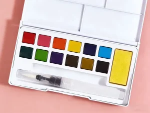 12 Colors Solid Watercolor Art Drawing Paint Set for Students & Kids Sketching Painting on Paper