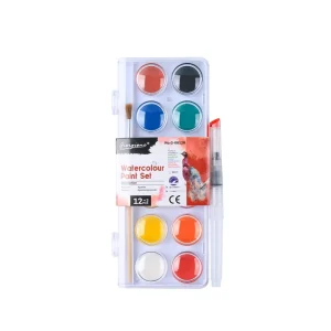 12 Colors Solid Watercolor Canvas 3mL Custom Service Ready Ship Factory Source Professional Watercolor Kit