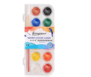 12 Colors Watercolors Watercolor Paint Set for Artists and Students Watercolor Pigment China Manufacturer