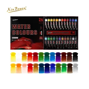 12 mL 24-Color Watercolor Paint Set for Painting