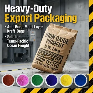 1250 Mesh Iron Oxide Yellow Pigment Powder for Plastic Masterbatch High-Heat Stability