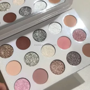 15 Color Daily Makeup Matte Nudes Bride Eye Shadow Pallet High Pigment Diamond Metallic Eyeshadow Palette