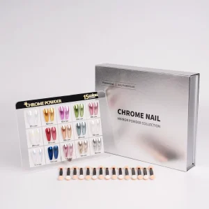 15 Colors Chrome Nails Powder Set With Package Box