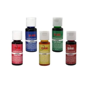 16 Color Liquid Vibrant Food Colour Food Grade Liquid Coloring