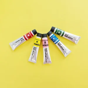 18-Color Watercolor Paint Set with Aluminum-Plastic Tubes