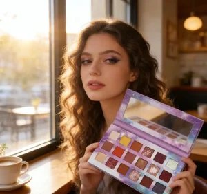 18 Colors Waterproof Velvet Matte Glitter Eyeshadow Palette Private Label Factory Custom Pigmented 18 Color Eye Shadow