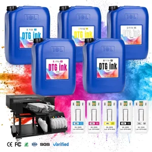 18L Textile Pigment DTG Ink with Chip for GTX Pro B and GTX Printers