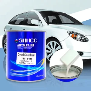 1K Crystal Green Pearl Acrylic Car Paint, Water-Based Spray Coating