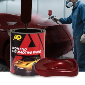 1K Transparent Iron Red Automotive Car Paint for Touch-Up and Maintenance