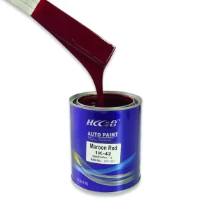 1K Wine Red Acrylic Resin Base for Car and Boat Coating Repair Paint High Pigment Content