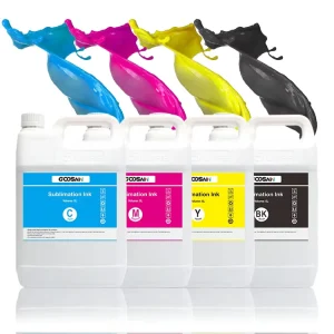1L Heat Transfer Textile Printing CMYK Dye Sublimation Ink For Epson Xp600 I3200 I1600 4720 5113 Printer Head