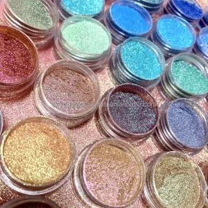 1g 2g 3g Containers Metallic Waterproof Shimmer Powder Eye Shadow Makeup Glitter Pigments Loose Eyeshadow Powder