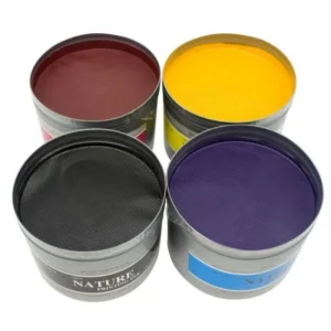 1kg can CMYK Gloss Ink Nature Dry Pigment Color Offset Printing Ink 4cans set
