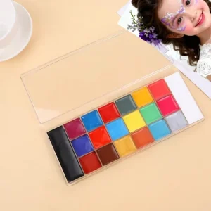20-Color Natural Plant Face and Body Paint Pigments