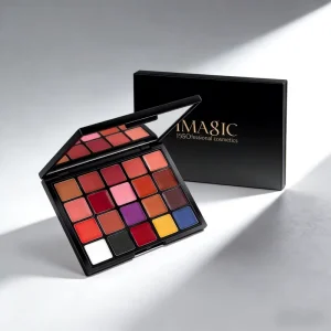 20 Velvet Matte Shades All Day Velvet Perfection Vegan Cruelty Free Beauty Multipurpose Buildable Color Lipstick Palette
