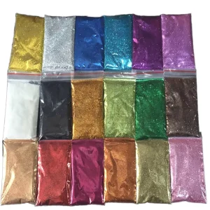 20g Hot Selling Polyester extra Fine Glitter and Bulk Eco friendly Glitter