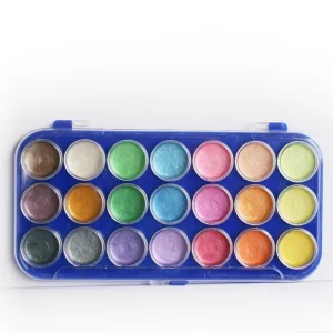21 Colors Pearlescent Watercolor Paint Set for Kids Painting Crafts