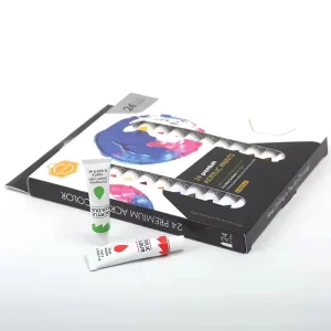 24-Color Acrylic Art Paint Set