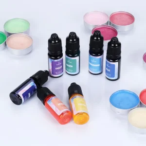 24-Color ISO9001 Certified High-Intensity Titanium Liquid Pigment for DIY Soap Candle Silicone Glue Making