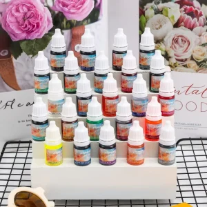 24 Color Iron Oxide Highly Concentrated Water Oil Coloring Agent 5ml Powder Industrial Grade 99% Purity Resin Colorant Handmade